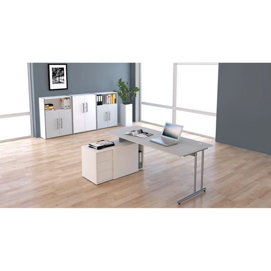 Folkestone L-Shape Standing Desk