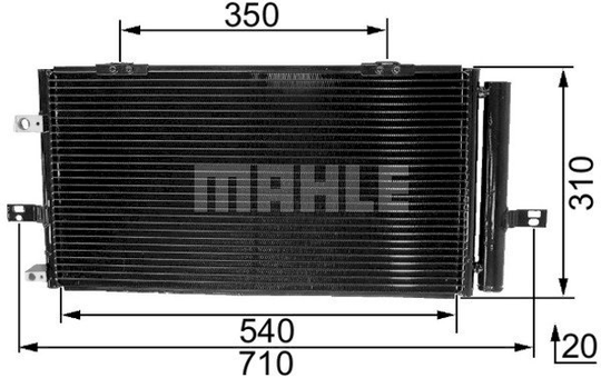 Condenser Air Conditioning 8FC351037-671 by BEHR