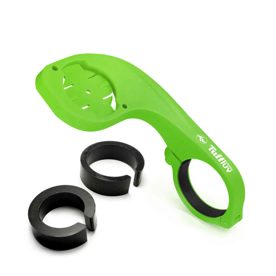 TUFF LUV Mount for Garmin Edge GPS Bike Handlebar Computer Mount Adapter - Green