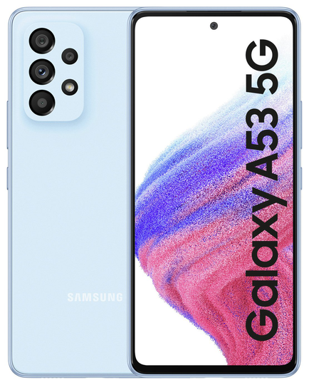 SIM Free Samsung Galaxy A53 5G 128GB Mobile Phone - Blue