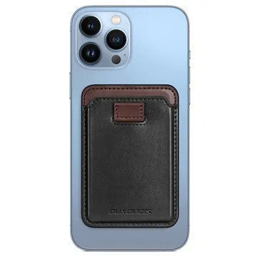 Dux Ducis iPhone 12/13/14 Magnetic Card Holder - Black