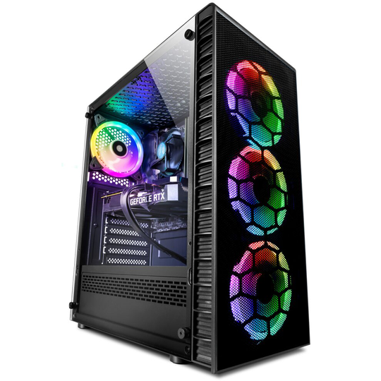 ( VII-25 | Intel i7 12700F | RTX 3070 Ti | 32GB RAM | 480GB SSD | 2TB HDD | Win 11 | WiFi ) Vibox VII Gaming PC