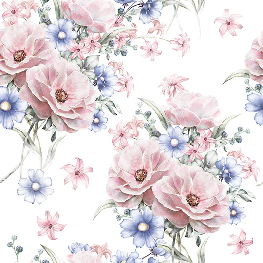 Pacific Floral Wallpaper