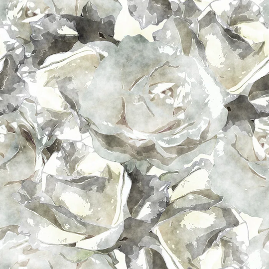 Walllpaper Roll 416X254cm Mural Decoration Wallpaper Material With Print Kitchen Livingroom Bedroom - Roses Garden Plants Flowers Delicate