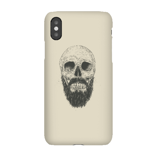 Balazs Solti Bearded Skull Phone Case for iPhone and Android - iPhone X - Snap Case - Gloss