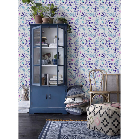 Walllpaper Roll 416X254cm Mural Decoration Wallpaper Material With Print Kitchen Livingroom Bedroom - Flowers