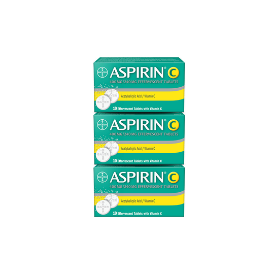 Aspirin C Effervescent Tablets 10's (2+1 promo)