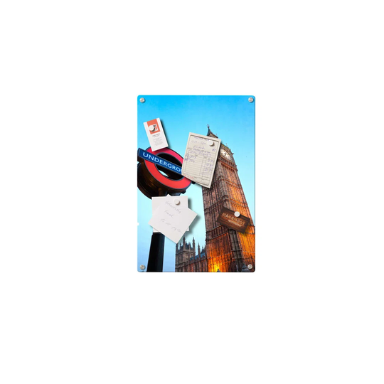 London Big Ben Magnetic Wall Mounted Photo Memo Board