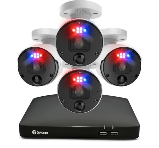 SWANN 4 Camera 8 Channel 4K Ultra HD Professional Enforcer NVR Security System