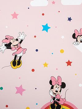 Disney Rainbow Minnie Pink Wallpaper