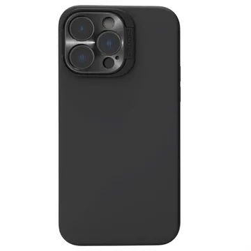 Nillkin LensWing Magnetic iPhone 14 Pro Liquid Silicone Case - Black