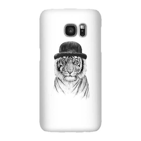 Balazs Solti Tiger In A Hat Phone Case for iPhone and Android - Samsung S7 - Snap Case - Matte