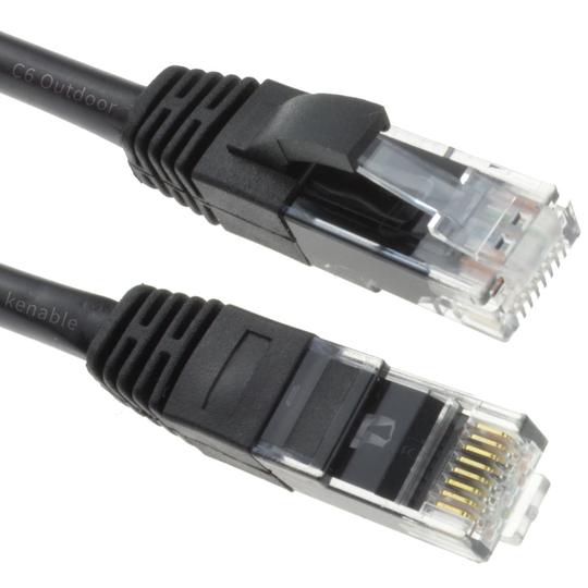kenable Outdoor CAT6 COPPER UTP Network Cable GigaBit Ethernet Patch Lead 25m