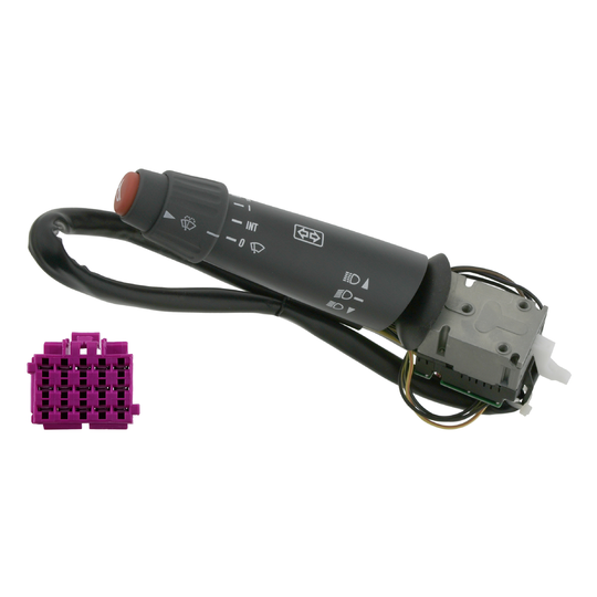 Steering Column wiper Switch Assy. headlight Stalk Ind wipe 19698 Febi Bilstein