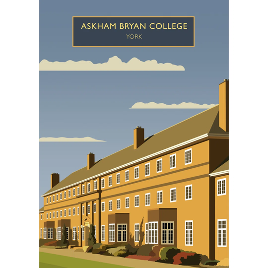 Askham Bryan College by Richard O'Neil - Graphic Art Print on Paper