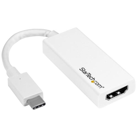 Startech.com USB-C to HDMI Adapter - White - 4K 60Hz