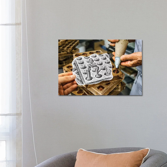 Pencil vs. Camera - 82 by Ben Heine - Wrapped Canvas Photograph
