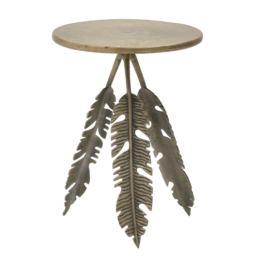 Samburg Abstract End Table Built-In Outlets