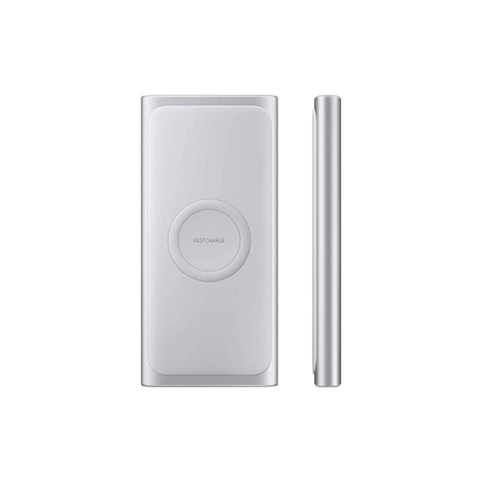 Samsung EB-U1200CSEGWW Wireless Portable 10,000mAh Quick Charge Dual Port Power Bank - Silver