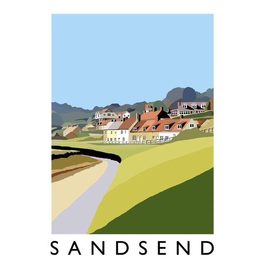 Sandsend 2 by Richard O'Neil - Graphic Art Print on Paper