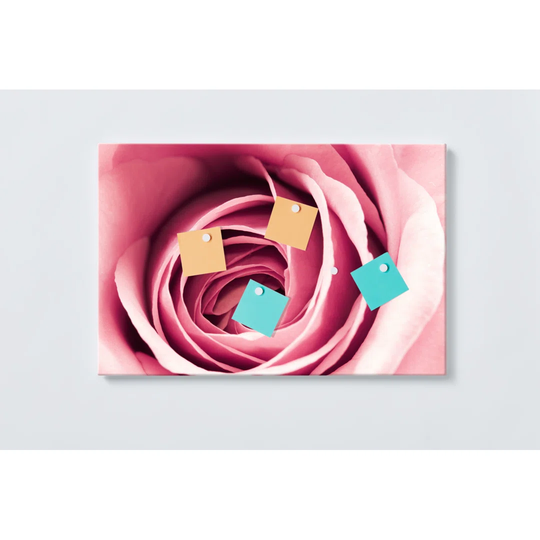 Rose Magnetic Wall Mounted Cork Board