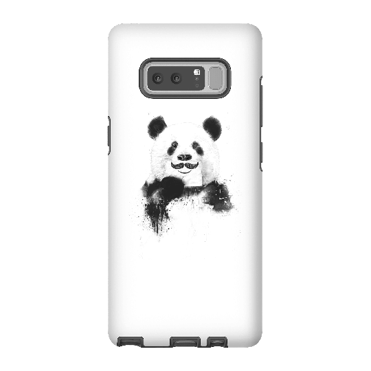 Balazs Solti Moustache And Panda Phone Case for iPhone and Android - Samsung Note 8 - Tough Case - Gloss