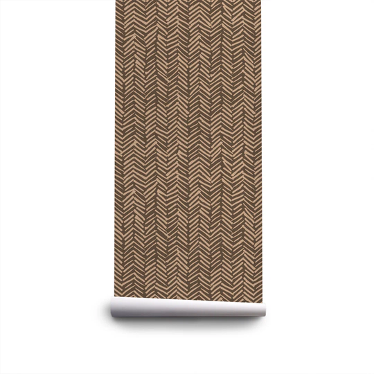 Walllpaper Roll 360X250cm Mural Decoration Kitchen Livingroom Bedroom Wallpaper Material With Print - Herringbone Herringbone Hdrawn