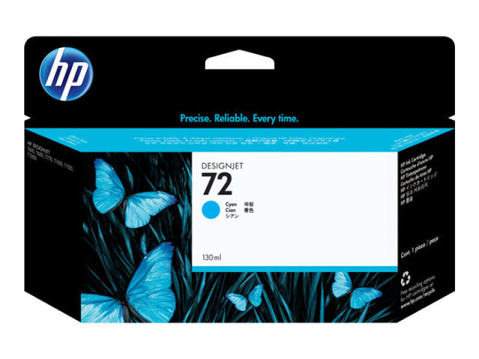 HP 72 Cyan Original Ink Cartridge - High Yield 130ml - C9371A