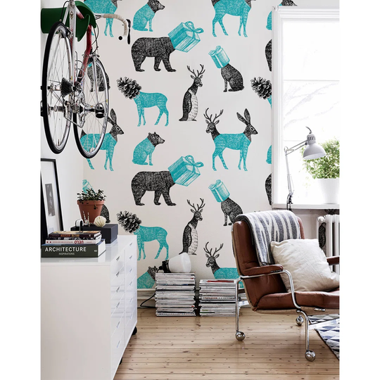 Walllpaper Roll 360X250cm Kitchen Livingroom Bedroom Mural Decoration Wallpaper Material With Print - Strange Animals
