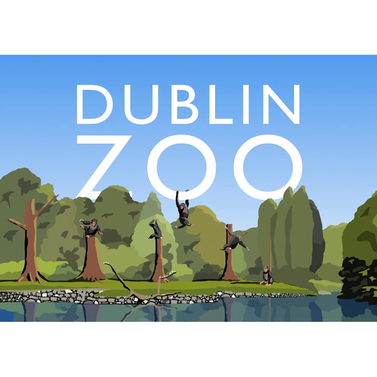 Dublin Zoo by Richard O'Neil - Graphic Art Print on Paper