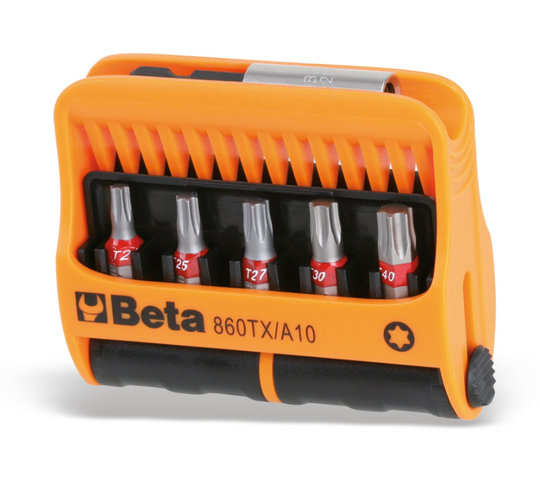 Beta Tools 860 TX/A10 10pc Torx® Bit Set with Magnetic Holder in Case
