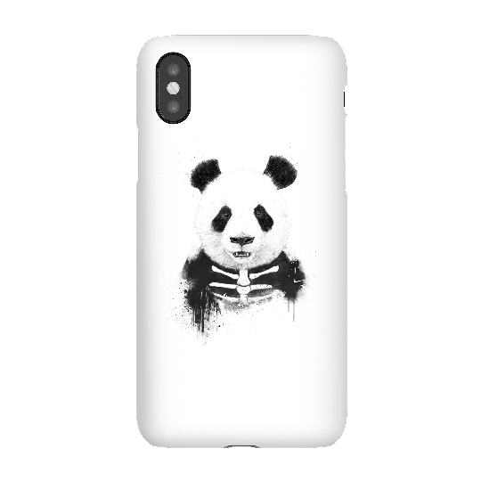 Balazs Solti Skull Panda Phone Case for iPhone and Android - iPhone X - Snap Case - Gloss