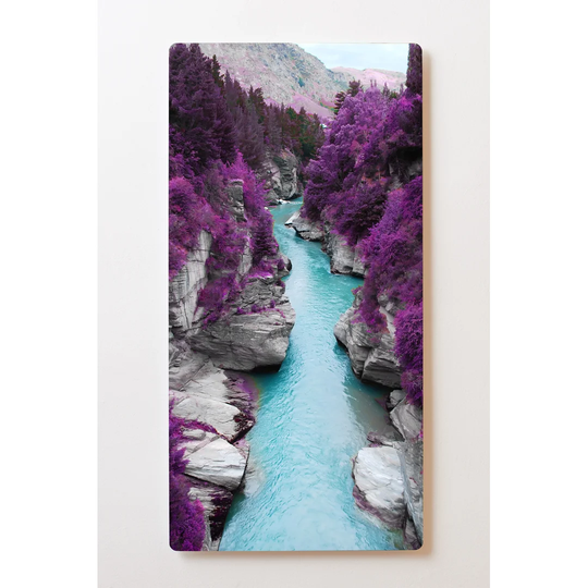 Backlight Motif Wall Picture River Magnetic Cork Board