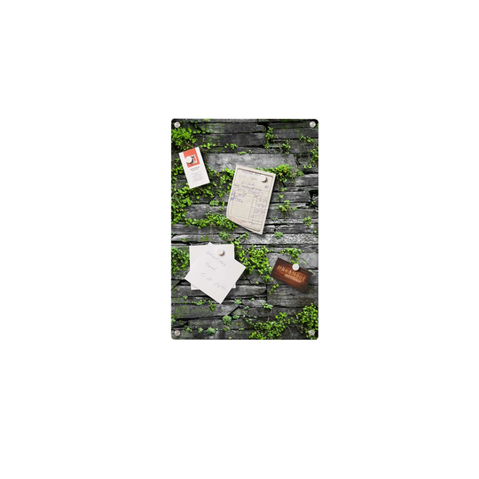 Stone Wall Magnetic Wall Mounted Photo Memo Board