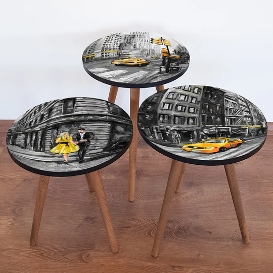 Aman 3 Piece Nest of Tables