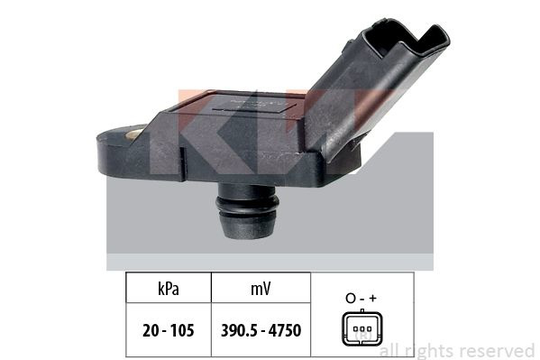 Air Pressure Sensor, height adaptation Made in Italy - OE Equivalent 493005 KW 493005