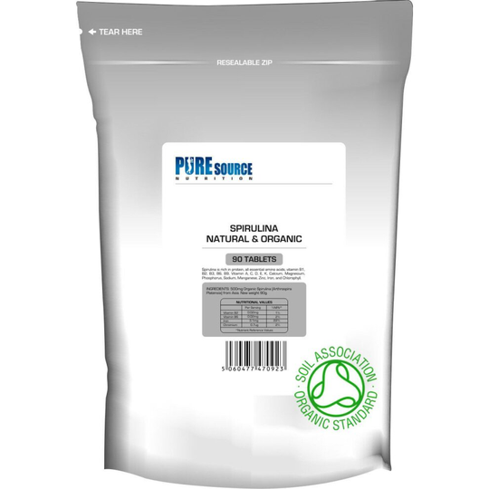 (500 Tablets) Spirulina Tablets 500mg Detox Weight Fat Loss PSN