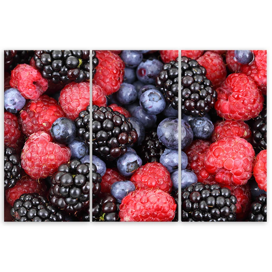 Canvas Print Raspberries Fruits