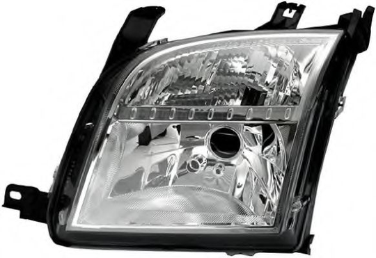 Headlight Halogen 1LD246044-241 by Hella Right