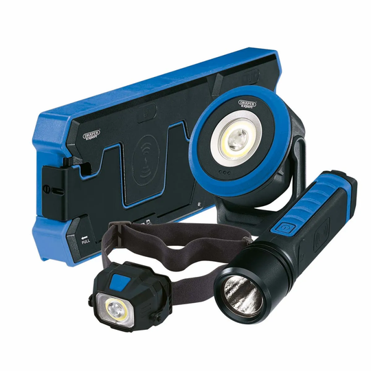 Draper Wireless/Usb Rechargeable Lights Kit With Dual Charging Pad