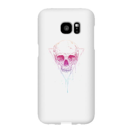 Balazs Solti Colourful Skull Phone Case for iPhone and Android - Samsung S7 Edge - Snap Case - Matte