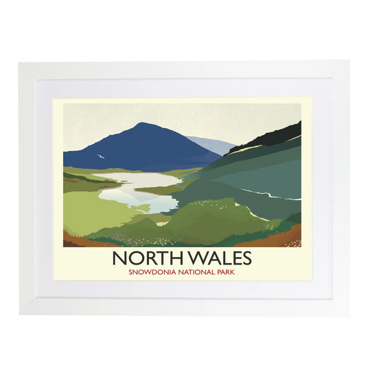 Snowdonia 2 - Graphic Art Print on Paper