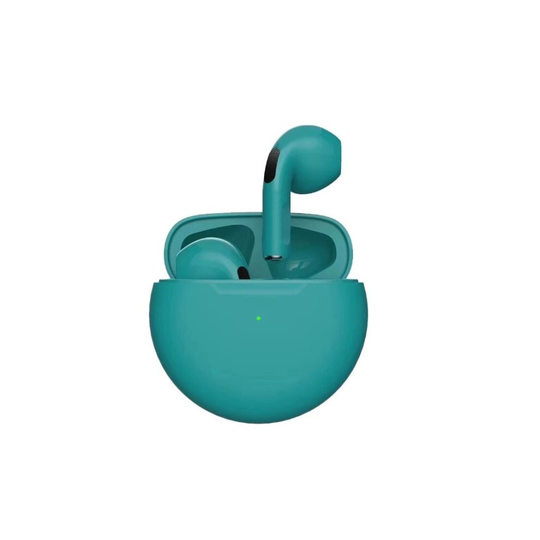 (Teal) Wireless Bluetooth Headphones Earphones Earbuds iPhone Samsung TWS Pro 6