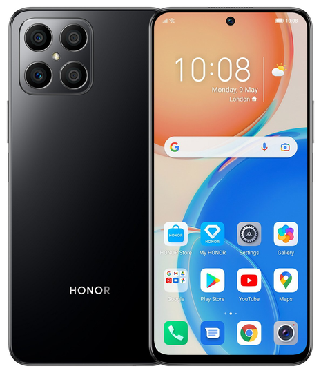 SIM Free HONOR X8 128GB Mobile Phone - Midnight Black