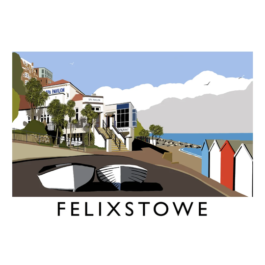 Felixstowe by Richard O'Neil - Graphic Art Print on Paper