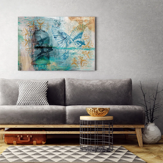 Canvas Print, Blue Animals 16442