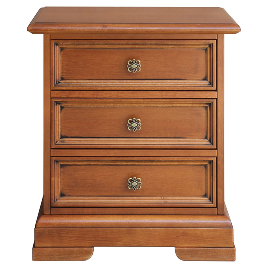Raynolds 3 Drawer Bedside Table