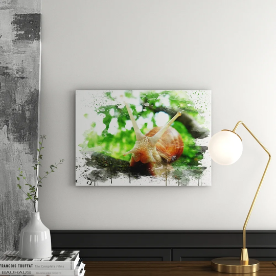 'Snail' Graphic Art Print Poster