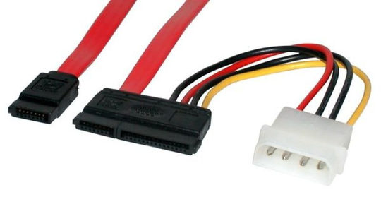 Startech Serial ATA Cable With LP4 - Adapter 18"