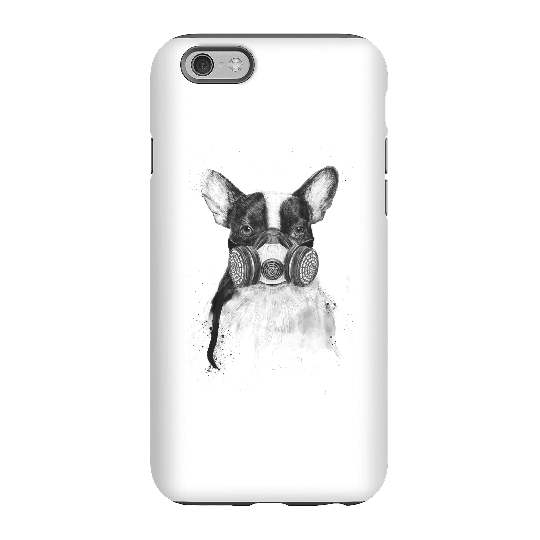 Balazs Solti Masked Bulldog Phone Case for iPhone and Android - iPhone 6 - Tough Case - Matte